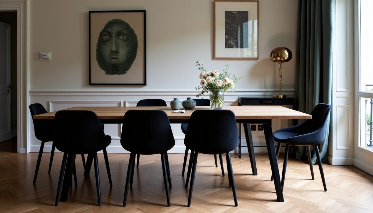 Les chaises noires en décoration : l&rsquo;élégance intemporelle qui défie les modes